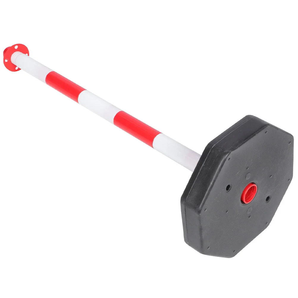 Movable Warning Column Traffic Pe Elastic Isolation Pile Anti-collision (red and White) 1pcs Parking Stop Safety Barricade