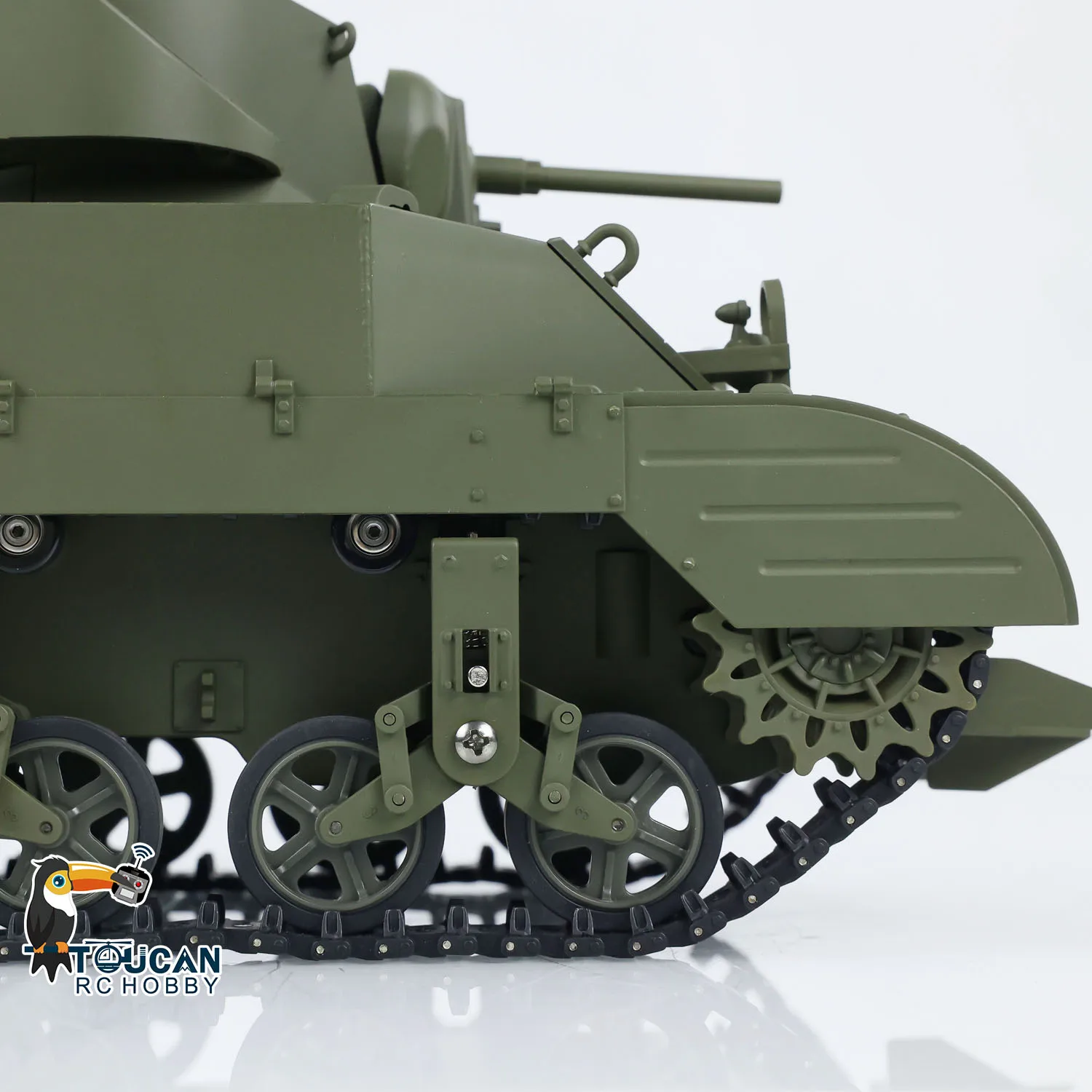 Spielzeug im Maßstab 1:16 rtr Tank us stuart m5a1 britischer vi Licht tank Hochgeschwindigkeits-Schall lichter Funks teuerung fertige Panzer fahrzeug autos – Detail 7