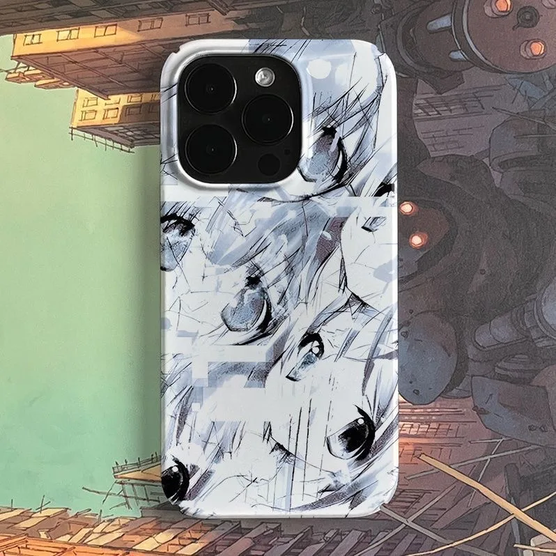 Clmj أنيمي فتاة Y2K لطيف قضية الهاتف آيفون 16 15 1...