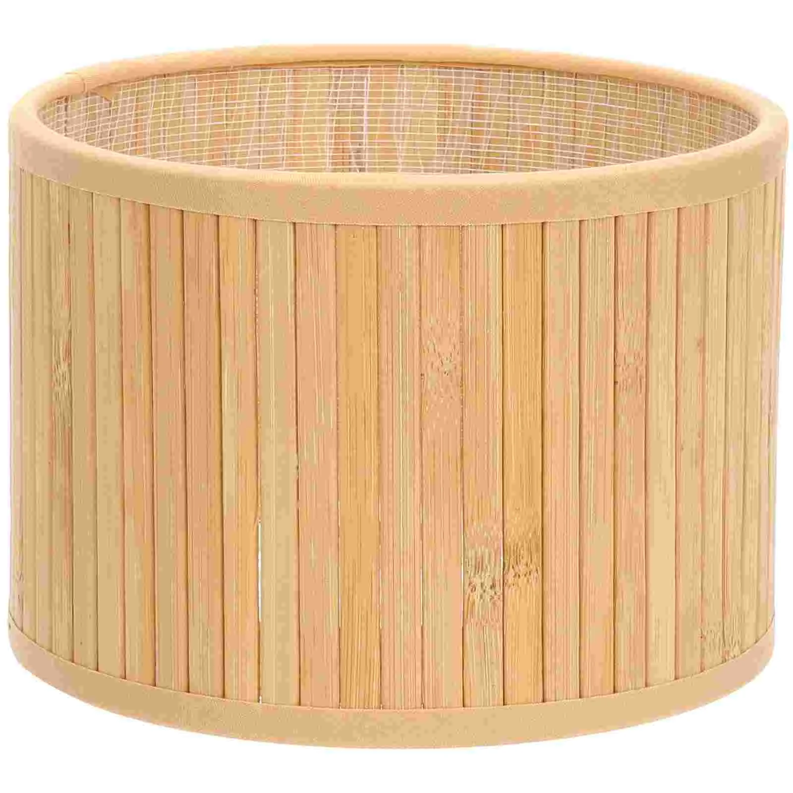 Bamboo Lampshade Replacement Lampshades Small Rattan for Wall Cover Light Accessories Drum Retro Decor solid color folded paper lantern pendant square shade lampshade yellow lampshades wall replacement cover wood