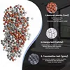 High Pressure Shower Head With 3 Modes Rainfall Shower Head Water Saving SPA Tourmaline Filter Bathroom Accessories 2