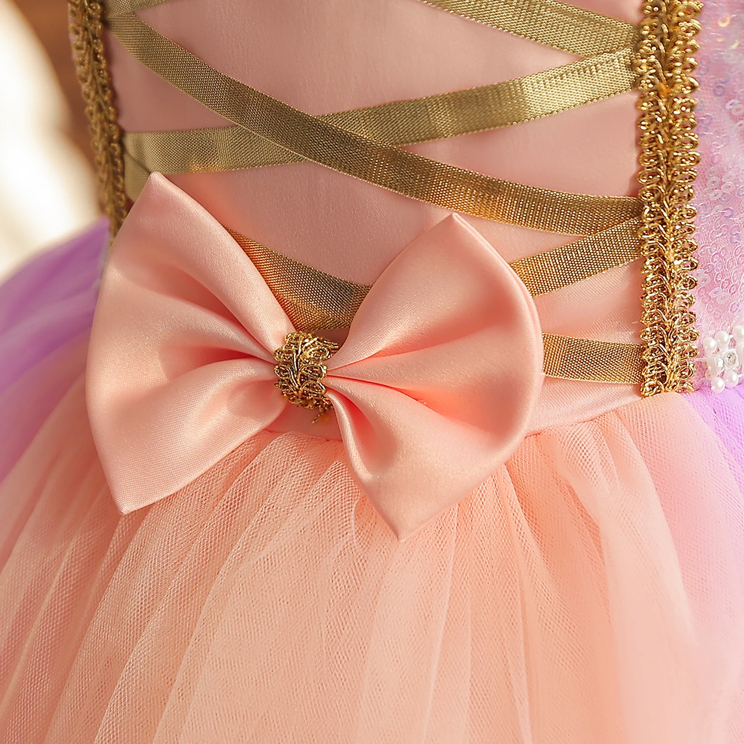Girls Lace Party Dress
