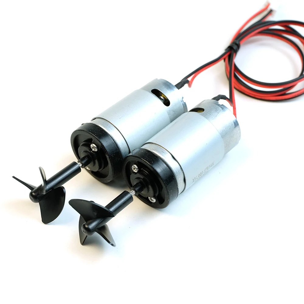 Moteur 390 6-12V 13000 tr/min Propulseur sous-marin RC avec hélice