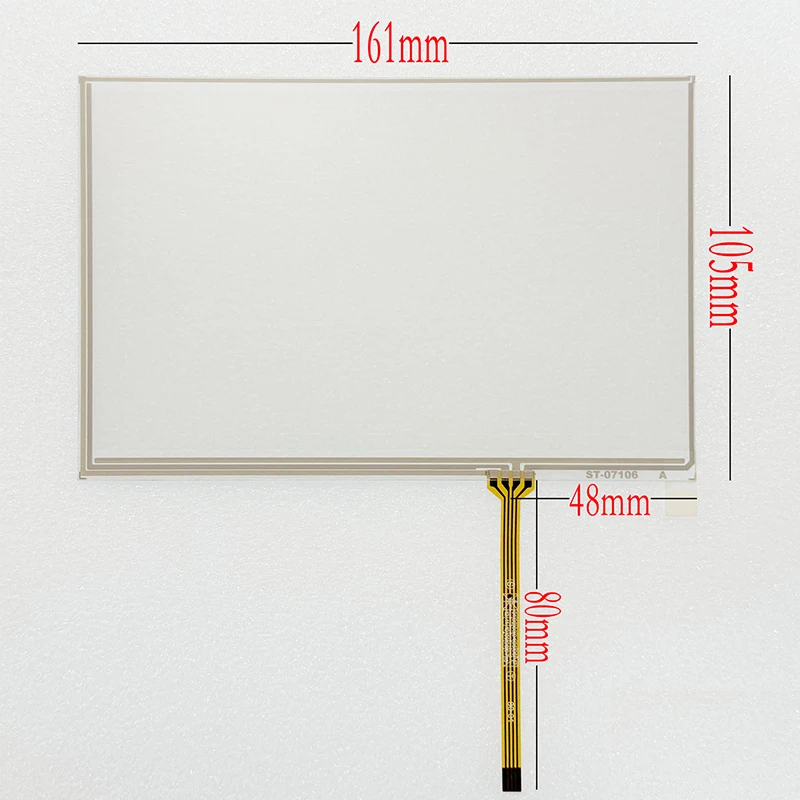 Новый 7-дюймовый резистивный сенсорный экран рукописного ввода 1280*800 16:10 HSD070PWW1-B01 C00 B00 161*105 161 мм * 105 мм ST-07106