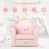 Kids Couch, Children's Sofa Armrest Chair with Pattern, Toddler Furniture w/Sturdy Wood Construction 6