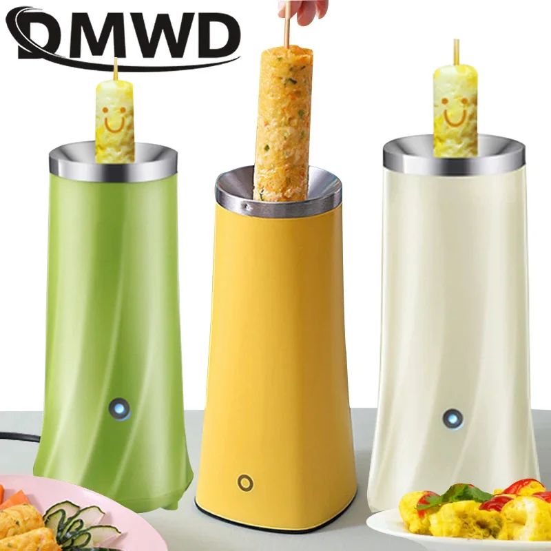 Egg Cooker Electric Egg Cooker 110V Automatic Egg Roll Maker Mini Electric Eggs Boiler Cup DIY Hot Dog Omelette Master Breakfast Sausage Cooking Machine Tools