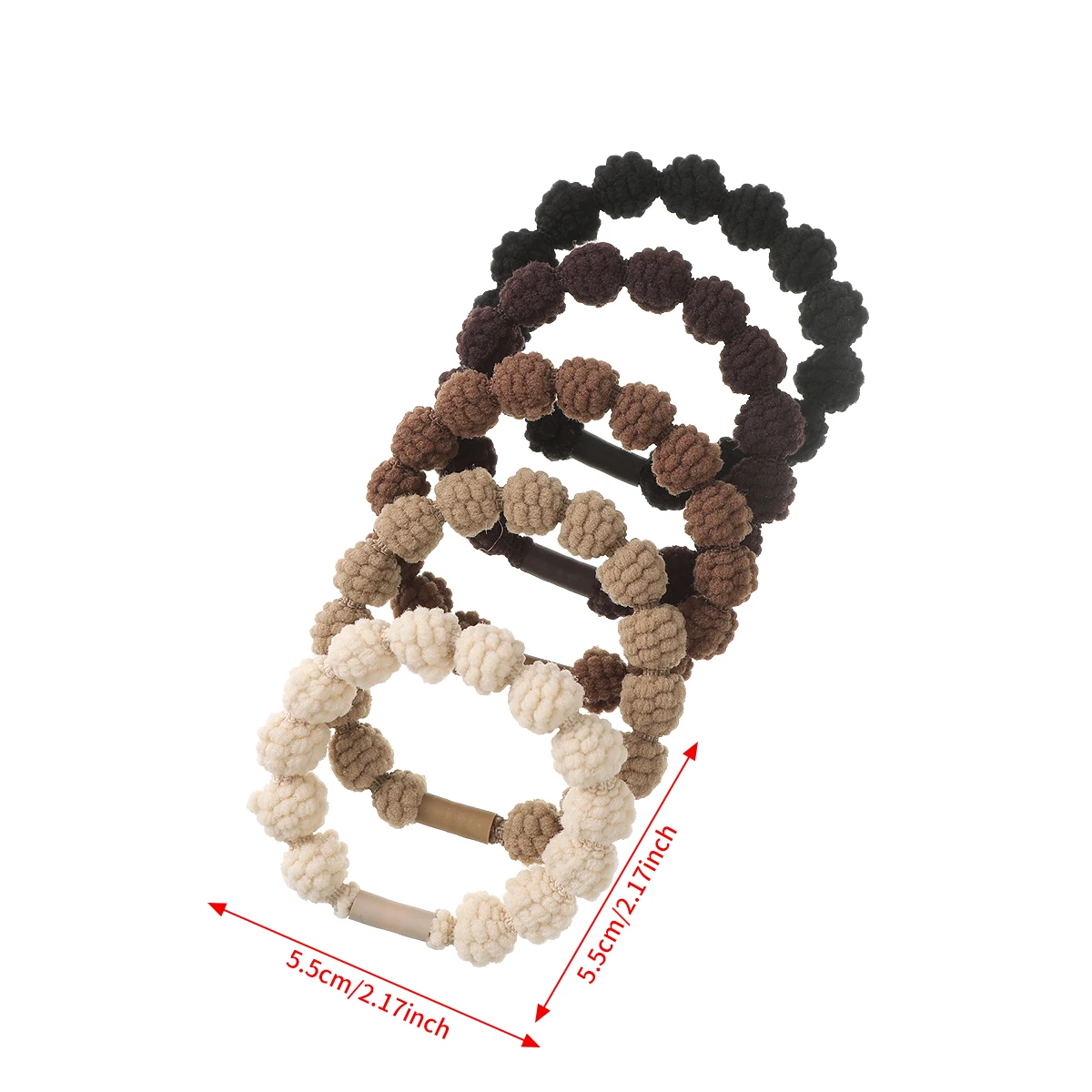 New Black Scrunchies High Elasticity Durable Hair Tie Hair Rubber Band For Women Simple Hair Accessories Headwear Hair Rope