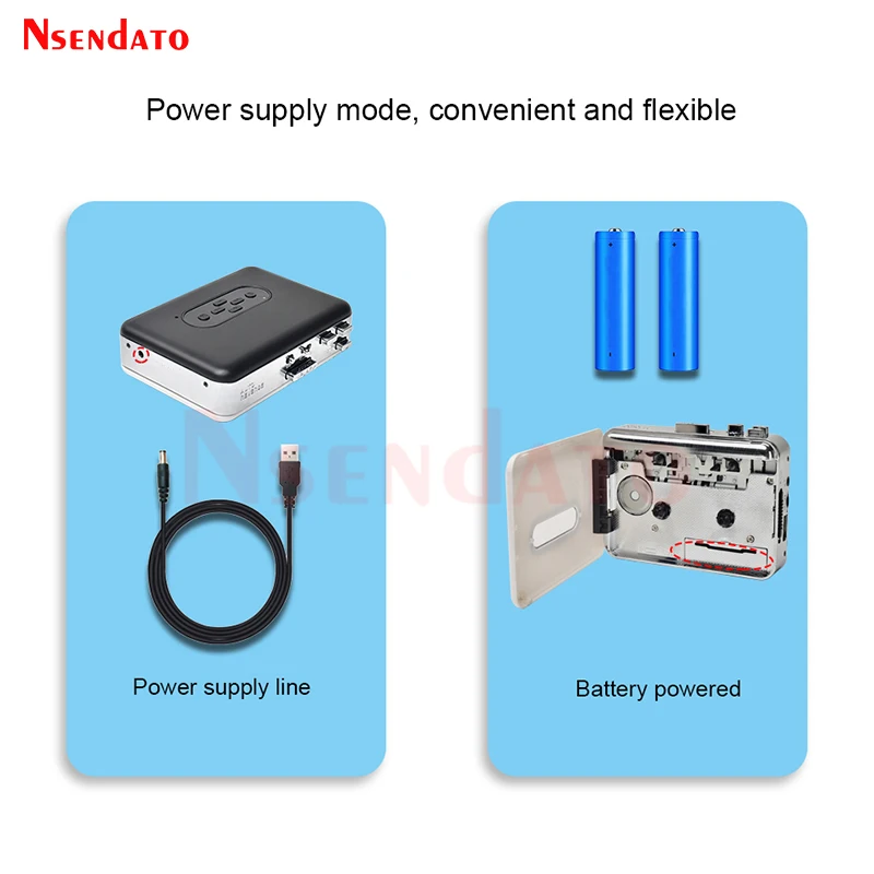 Usb Cassette Tape Audio Player Conversor com Gravador Captura pc pc Alto-falante Telefone Ipod - Image 2