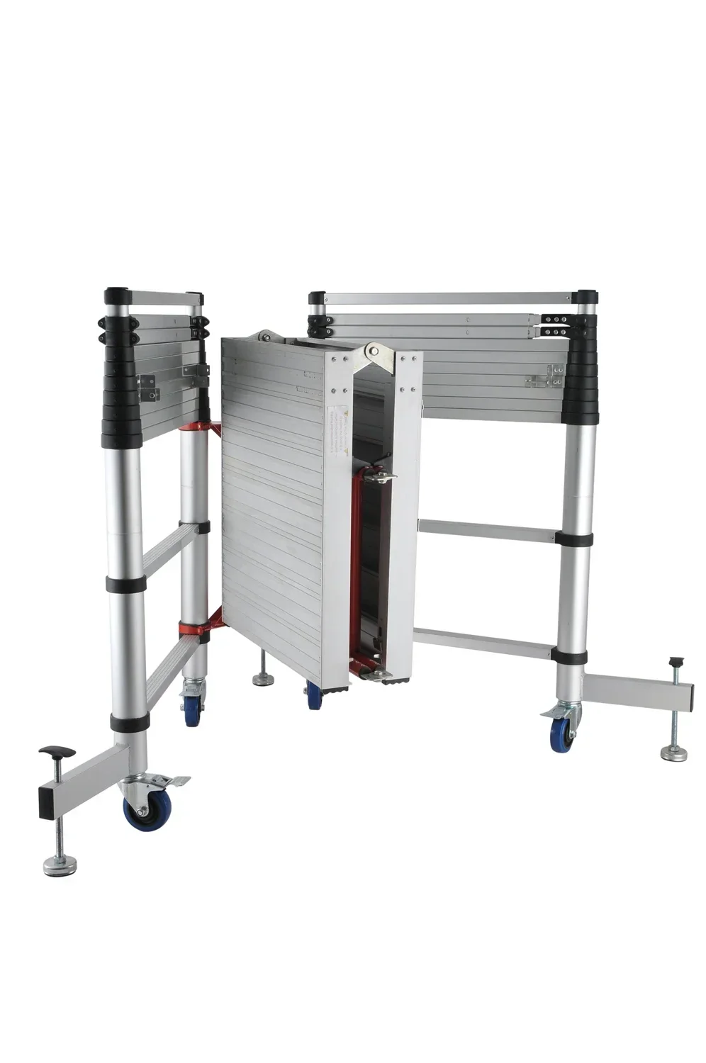 Climbing Mobile Telescopic Scaffold Aluminum  Tower Easy Move Tools 3