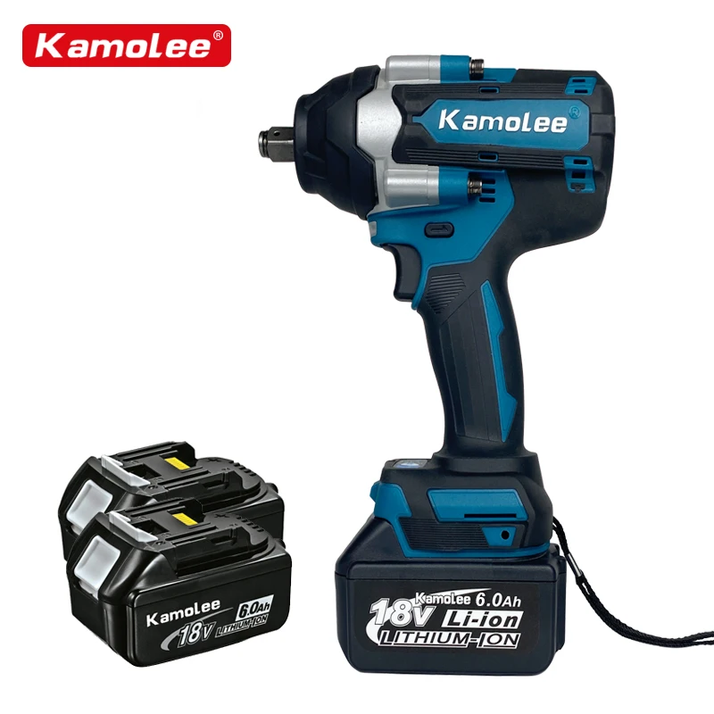 Kamolee DTW700 1800 N.M Torque 21V 6.0Ah Brushless Electric Impact ...