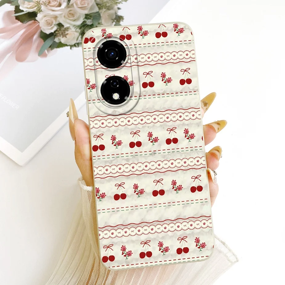 Luxury Love Heart Painted Soft Silicone Case - Stylish Protective Cover
