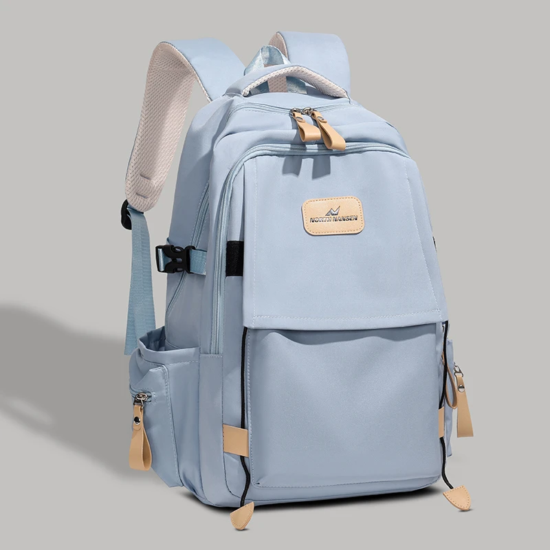 Men's large capacity multi compartment Backpack - adjustable strap, laptop compartment, suitable for travel, commuting, school,