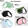 3M/5Metre Dog Leash Walking Automatic Pet Collar ABS Case Nylon Rope Dog Harness Dog footprint Puppy Dog Footprints Keychain 5