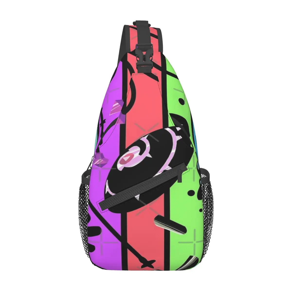 

Weapons And Things Chest Bag Personalized Portable For Office Cross chest bag Customizable