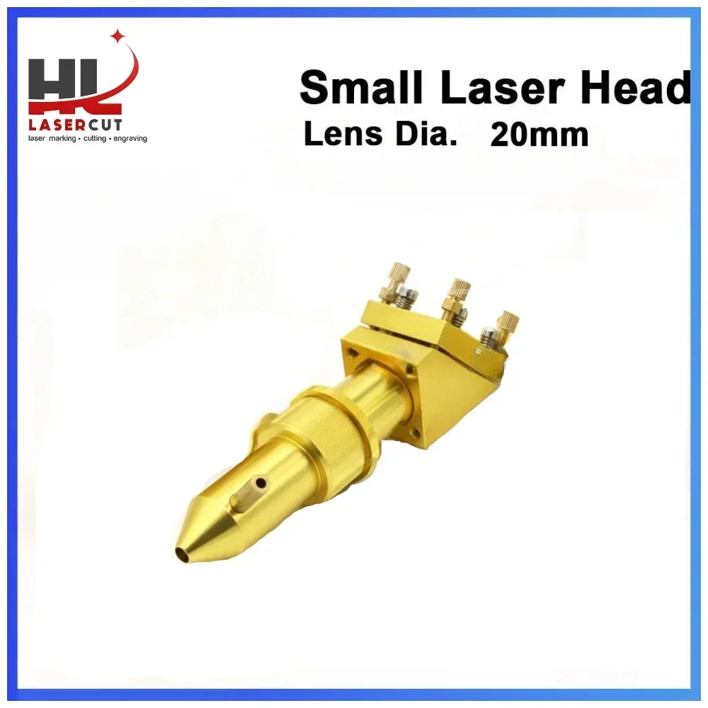 CO2 Laser Lens Head Dia.20mm FL63.5mm for 1060 1080 4060 5070 6090 Laser Engraving Cutting Machine