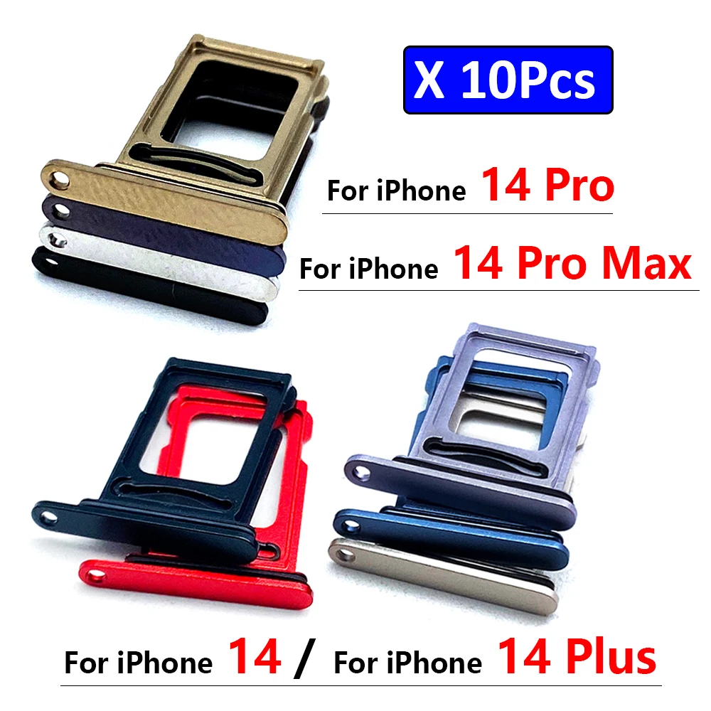 

10 шт./партия, лоток для SIM-карты iPhone 14 Pro Max Plus