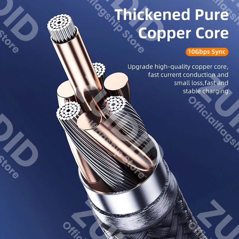 High-Speed USB C to USB Type C Cable - 10Gbps, 4K@60Hz, PD 100W Fast Charging