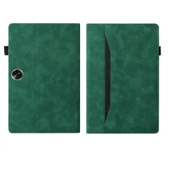 Luxury PU Leather Wallet Tablet Cover - Elegant Protection for OPPO Pad SE (Green)