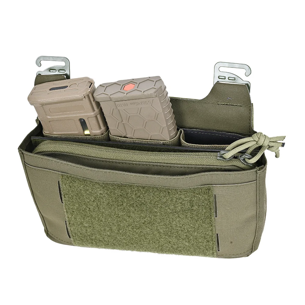 FCPC V5 DOPE Frontklappe Double Stack Abdominal Fanny Pack Triple Magazine Insert Kangroo Pouch FCSK Plate Carrier Jagdweste – Detail 13