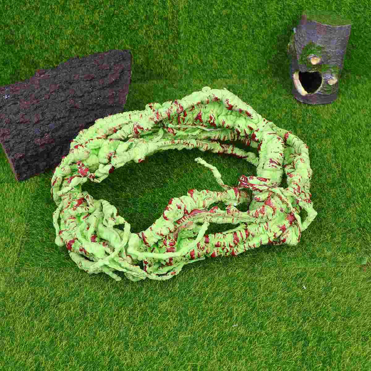 

Reptile Vine Small Animals Habitat Forest Bend Branch For Lizard Landscape Simulation Plant Rattan Pet Box Decor