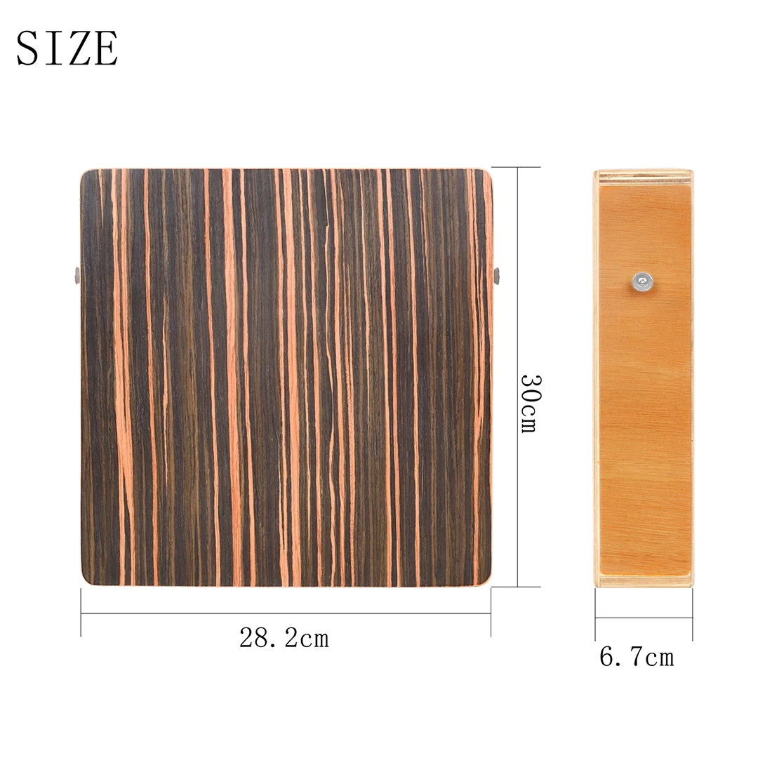 Hand Drums Portable Traveling Cajon Drum Compact Wooden Cajon Box Drum with Adjustable Strap Performance Music Instrument