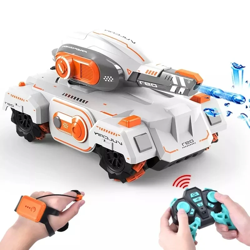 11000 피스 물 폭탄 4WD 원격 제어 탱크, 파이팅 물 폭탄 탱크 RC 스턴트 자동차 드리프트 rc카 어린이용 장난감 어린이 선물