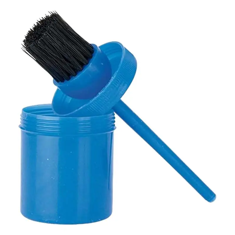 

Hoof Dressing Brush Bristles Uniform Hoof Oil Bucket Brush Horse Hoof Oil Portable Container For Zoos Horse Training Racecourses