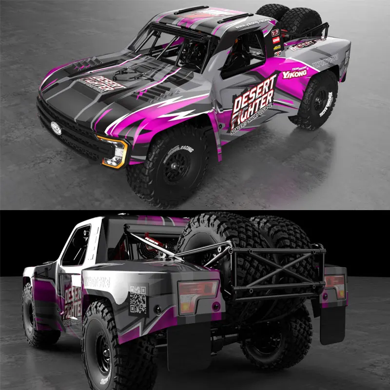 Yk4072 Df7 V3 1/7 Desert Short Truck Off Road 6s Rc Remote Control Model Vehicle Electric Brushless 4wd 5