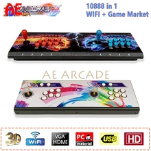  3D Pandora Saga Box EX WIFI 10888 in 1 Save Function Multiplayer Retro Arcade Game Console Cabinet Support Adding Games 