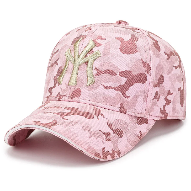 Baseball cap 3D NY Embroidery Letter Women Male Baseball Caps Camouflage Snapback Hats Casual Sport