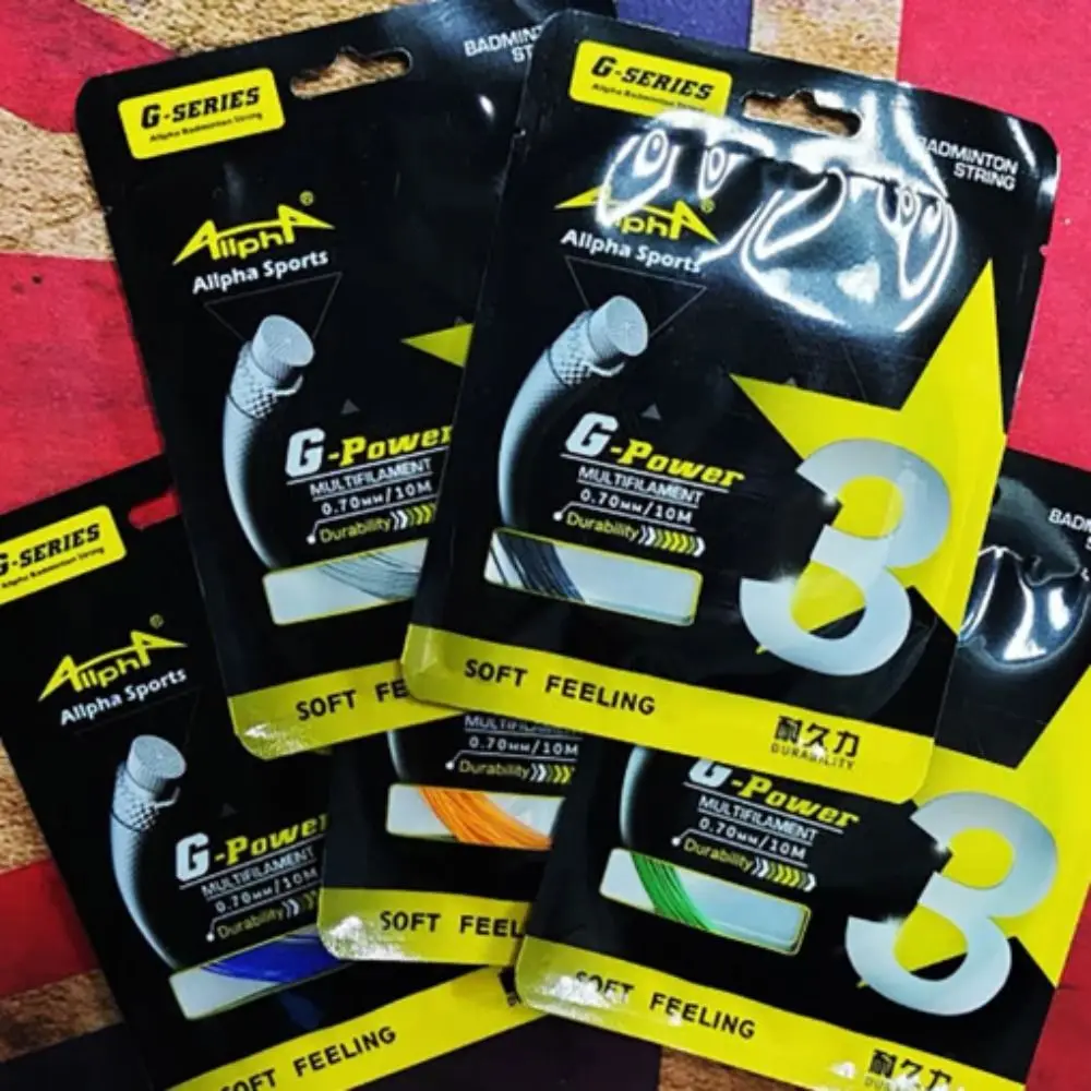 Badminton String 0.7mm G3 High elastic and durable badminton racket line for amateur training badminton racket line