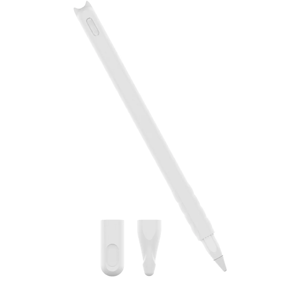

Case Compatible with 2, Cover Silicone Case Sleeve Holder Case with 2pcs Cover iPencil Accessories Stylus Sleeve (