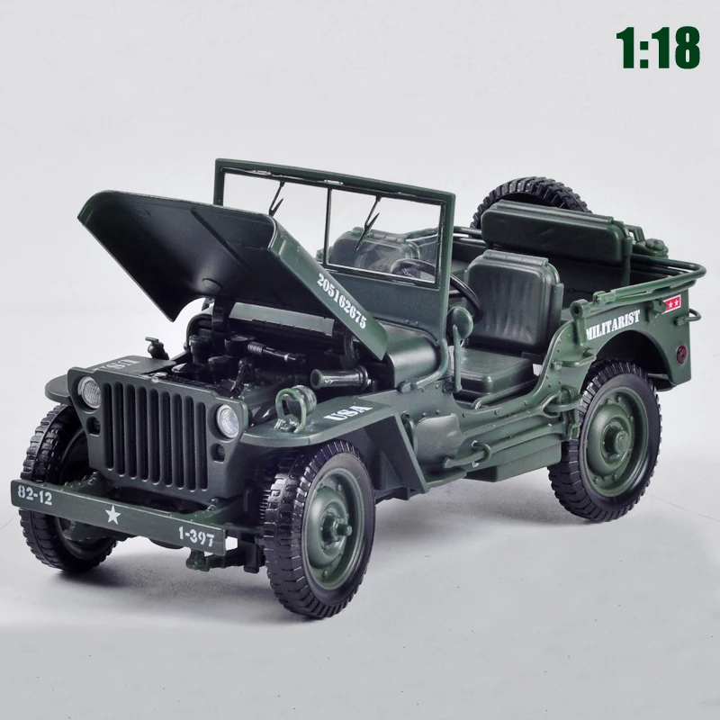118 Tactical Military Model Old World War Ii Willis Gp Jeeps Military