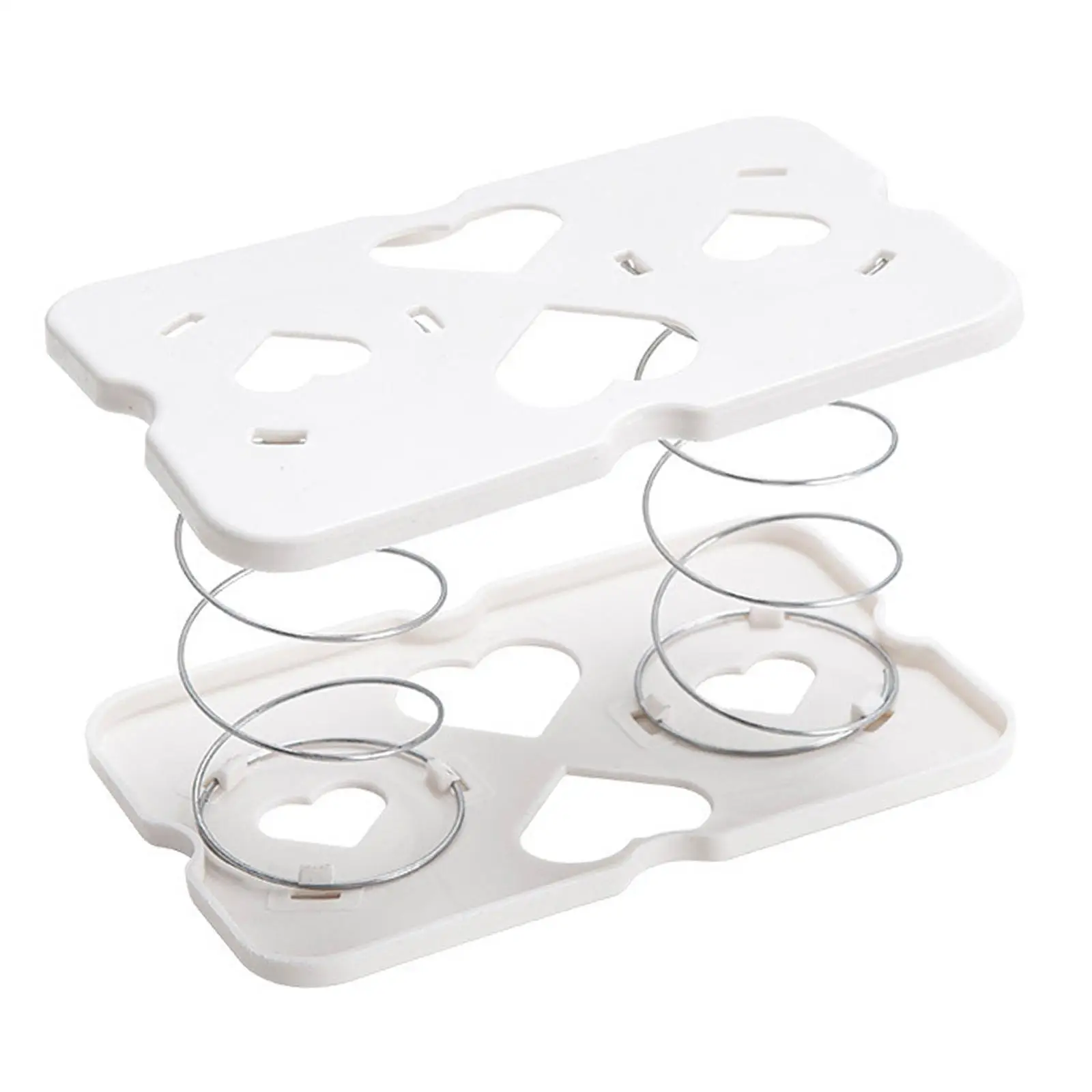 Tissue Dispenser with Spring Spring Loaded Lifting Spring Tissue Holder Plastic for Kitchen Night Stand Tissue Box Holder 6