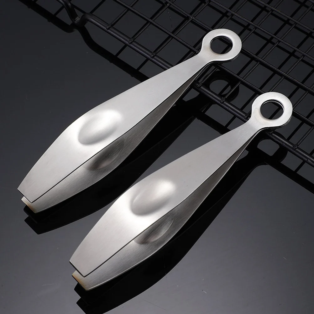 

1Pc Stainless Steel Fish Bone Tweezer Removal Tweezer (Silver)