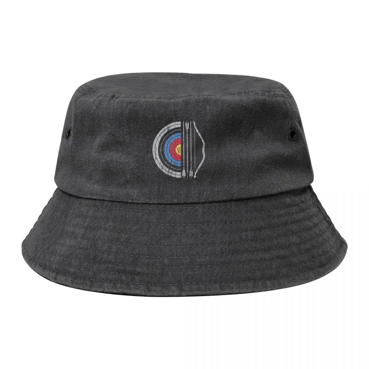 Archery Bucket Hat black Snapback Cap Mens Women's