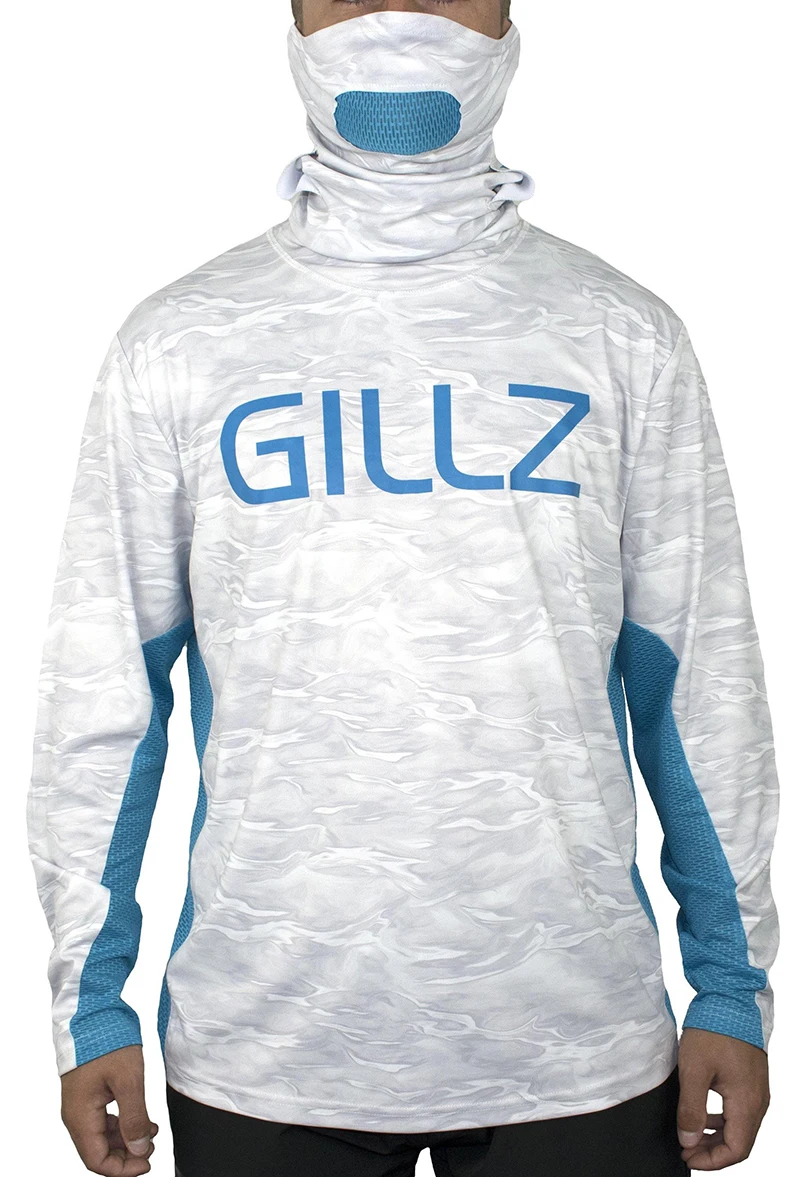 GIL*Z Men's Fishing Shirts Hooded Performance Shirt Fishing Shirt