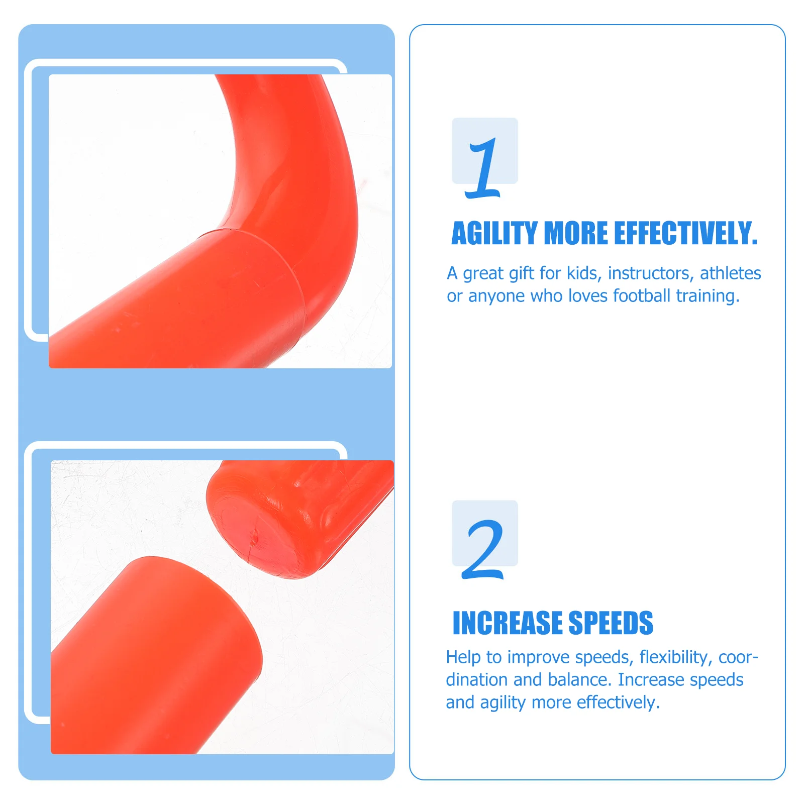 Kindergarten Hurdle Speed Basketball Football Training Equipment Soccer Kids Agility Hurdles for
