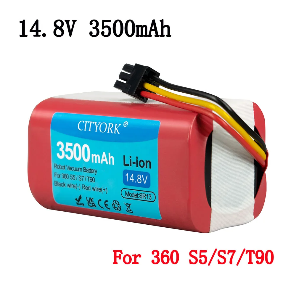 14.8v 3500mah Robot Vacuum Battery Pack 14.8 volt Lithium Cleaner