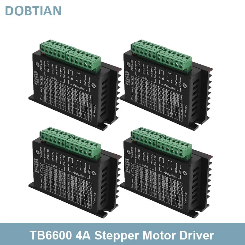 TB6600 Stepper Motor Driver Nema 17 23 34 42/57/86 CNC Engraving Machine 1 Axis 4A DC9-40V High Precision Motion Control