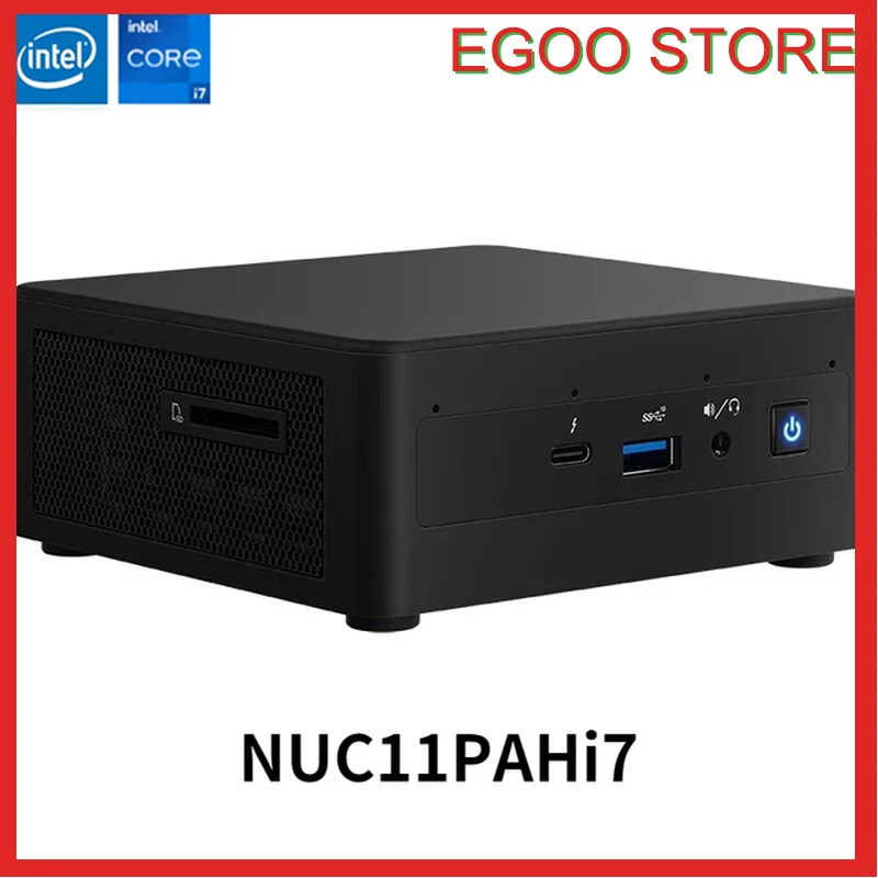 Intel NUC 11 Pro NUC11PAHi7 Core i7-1165G7 4-ядерный мини-ПК Win 10 28W Iris X Graphics офисный игровой