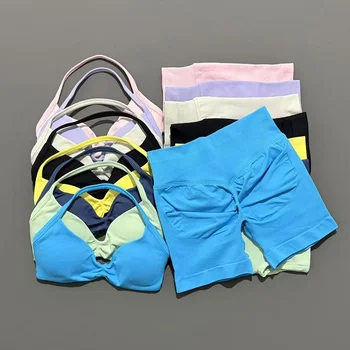 Women's Seamless Sports Bra Set 1