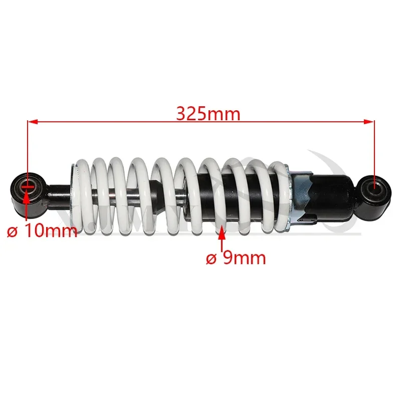 새로운 285/325/350mm 오토바이 4륜 산악 자전거 카트 70cc 110cc용 리어 쇼크 업소버 서스펜션 스프링