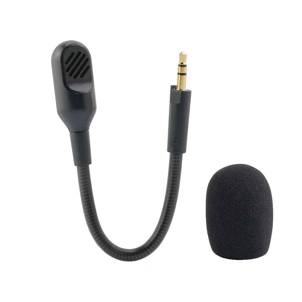 Replacement Aux 3.5mm TRS Mic Detachable Microphone Booms for Razer Barracuda X Wireless Gaming Headsets Headphones Earphones