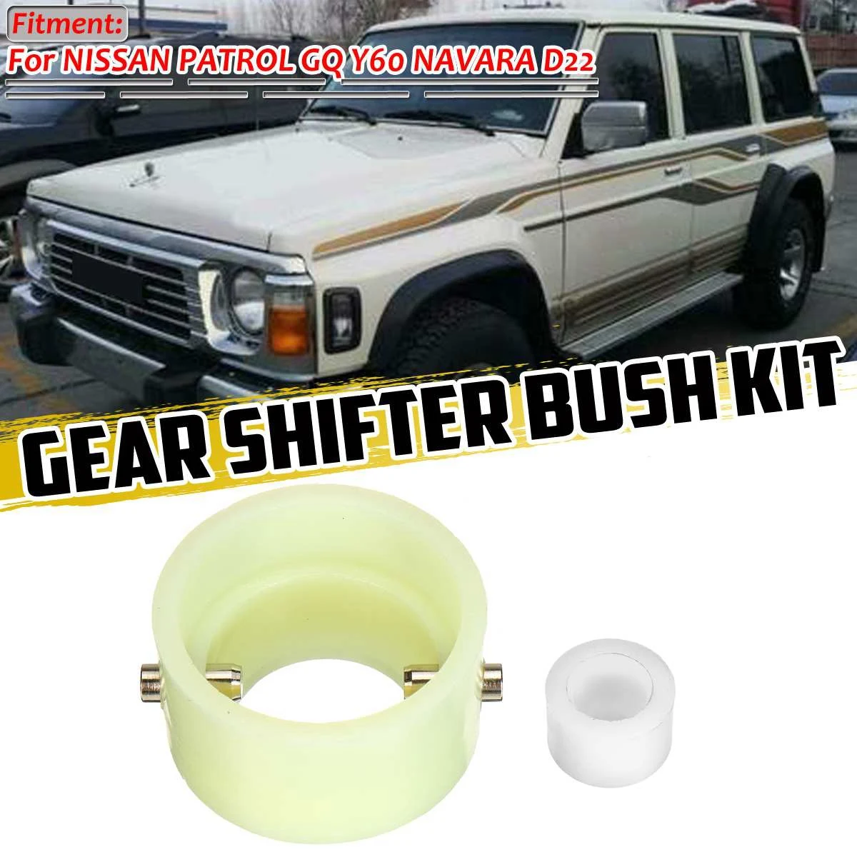 Shifter Bushing Gearbox Shifter Bush Kit 32850‑V5001 32861‑01G00 for Nissan Patrol GQ's All Models Navara D22 Models
