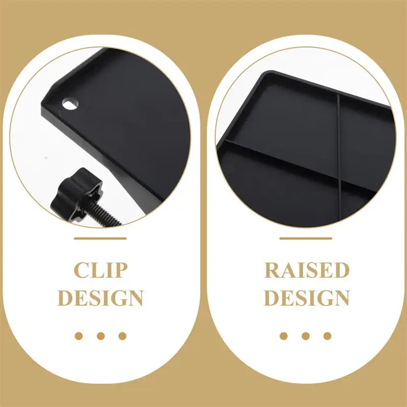 Vassoio Con Aggancio A Morsetto Per Microfono | Supporto Multifunzionale Per Live Streaming - Nero - Foto 11