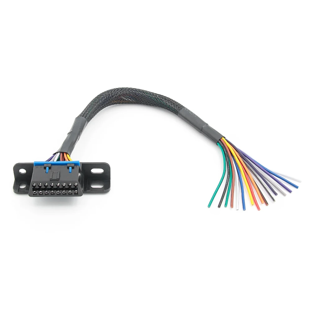 10/30cm DIY 16pin J1962 OBD2 Extension Cable Male to Female Automotive Car Diagnostic auto Tool OBD 2 Connector