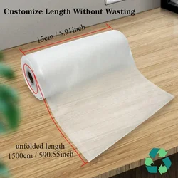 Vacuum-Sealed Food Preservation Bags, BPA-Free Roll for Meal Prep and Sous Vide (15x1500CM 1pcs)