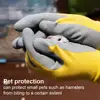 Rubber Gloves Kids Gardening Gloves with Cartoon Pattern Thorn-proof Puncture-resistant Design Non-slip Rubber Work for Children 3