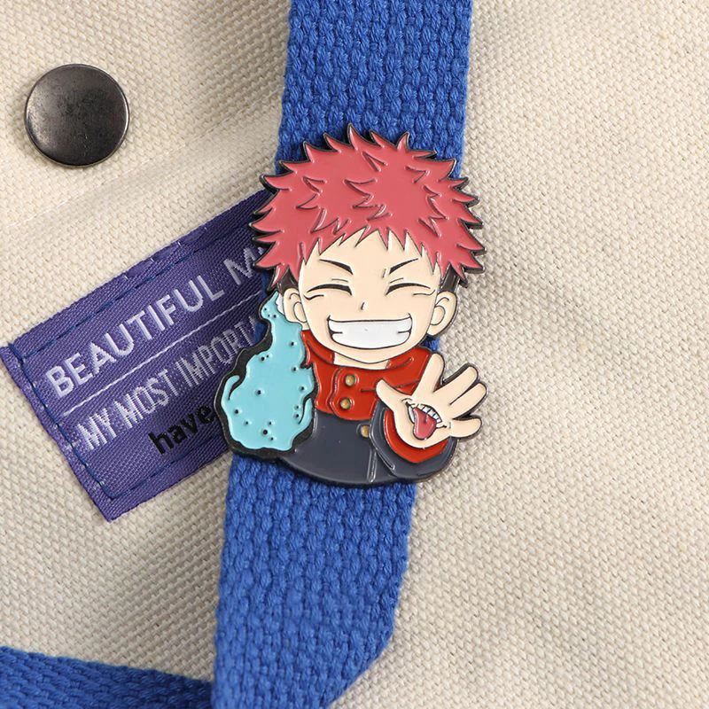 

Jujutsu Kaisen Enamel Pins Cartoon Superpower Anime Brooches Backpack Clothes Badge Jewelry Accessories Gift Friend Fans